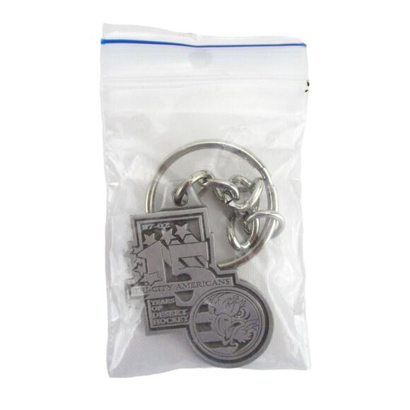 Tri City Americans 15 Years of Hockey 87-02 Season Ticketholder Keychain - Picture 4 of 4